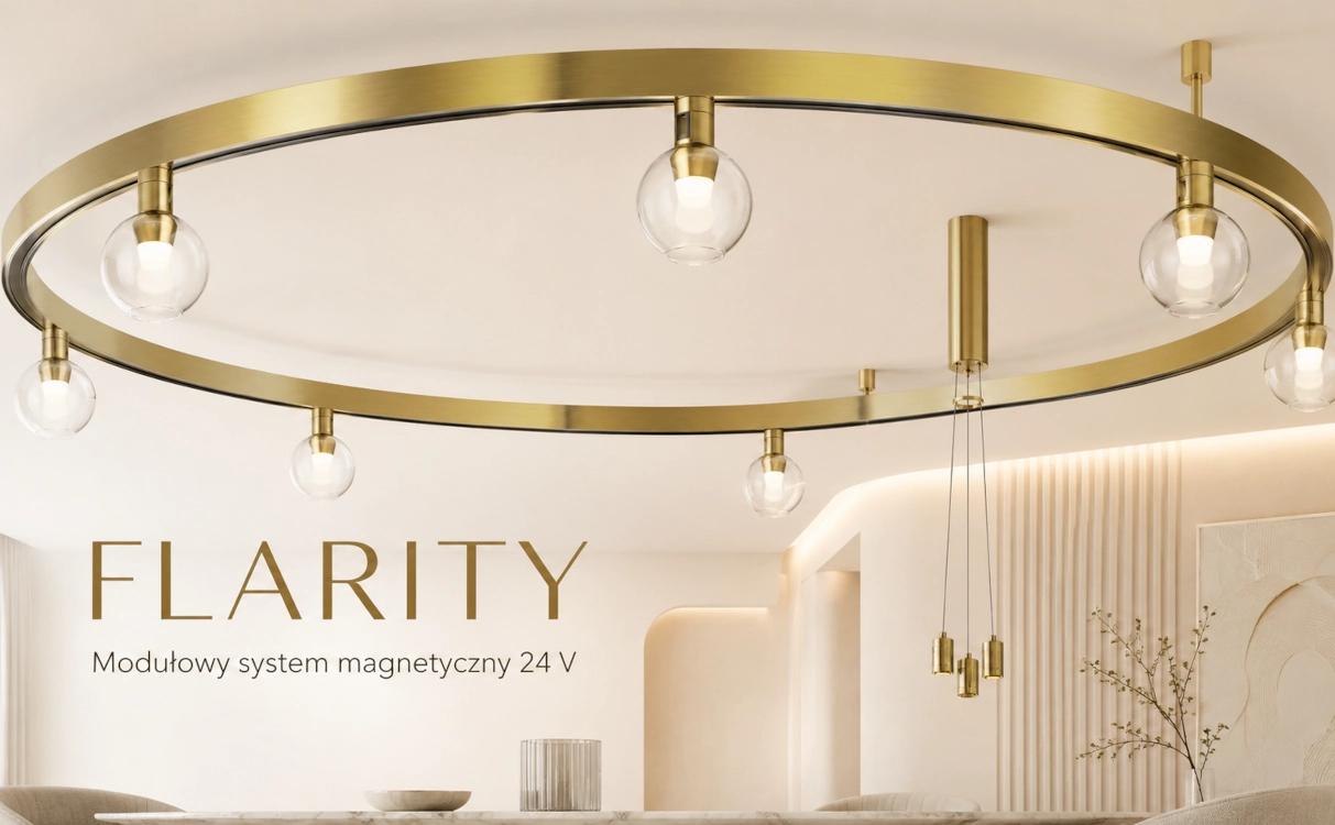 FLARITY de Maytoni – système de rail magnétique moderne 24 V