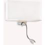 Ideal Lux HOTEL 035949 Wandlamp 1x60W/E27+1x1,5W/LED ip20