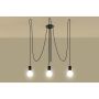 Sollux EDISON SL.0370 Hanglamp 3x60W/E27