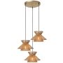 Lucide TASMAN 10420/03/72 Hanglamp 3x60w/e27 ip20