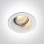 One Light The Dark Light 11107FD/W/W Inbouwspot 1x7W/LED 3000K 560lm IP20
