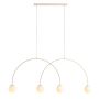 Aldex UNA 4 1116L9_L Hanglamp 4x10W/E14
