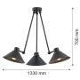 Argon ALTEA 1452 Hanglamp 3x15W/E27 IP20