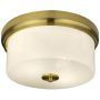 Cosmolight DRESDEN C02381BR Plafondlamp 2x40W/E27 IP20