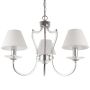 Cosmolight RIGA P03755CH-WH Kroonluchter 3x40W/E14 IP20