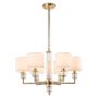 Cosmolight SUTTON P06385AU-WH Plafondlamp 6x40W/E14 ip20