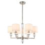 Cosmolight SUTTON P06446NI-WH Plafondlamp 6x40W/E14 ip20