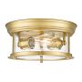 Cosmolight WARWICK C02309BR Plafondlamp 2x40W/E27 ip20