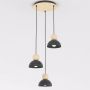 Emibig KAKI 1676/3PREM Hanglamp 3x15W/E27 IP20