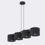 Emibig KARBON 1651/4 Hanglamp 4x15W/E27 IP20