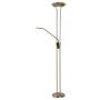 Lucide CHAMPION-LED 19792/24/03 Lampadaire 2x24w/led 3000k 1600lm+320lm ip20
