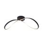 Zuma Line ERDA 19600C-BK Plafondlamp 1x45W/LED 3000K|4000K|6000K 2000lm IP20