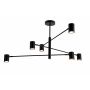 Zuma Line PEDRO PEN4104-6BK Plafondlamp 6x5W/GU10 ip20