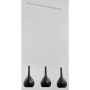 Alfa VETRO 20643 Hanglamp 3x60W/E27
