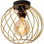 Lucide DANZA 21128/25/02 Lampe de plafond 1x40w/e27 ip20