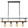 Lucide MILONGA 21432/04/30 Hanglamp 4x40w/e27 ip20