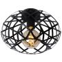Lucide WOLFRAM 21117/30/30 Plafondlamp 1x40w/e27 ip20