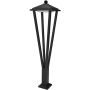 Italux Bons OFL-22474-L-BK Vloerlamp 1x12W/LED 3000K 590lm IP54