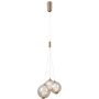 Italux Butero PND-34359-3-HBR-AMB Hanglamp 3x12W/LED 3000K 1095lm IP20