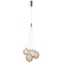 Italux Butero PND-34359-5-HBR-AMB Hanglamp 5x20W/LED 3000K 1830lm IP20