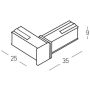 Zambelis MAGNETIC 22258 Schakelaar IP20