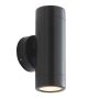 Endon ODYSSEY ST5008BK Wandlamp 2x7W/GU10 IP65
