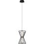 Italux Sanke PND-63849-2-BK Hanglamp 1x8W/LED 3000K 380lm IP20