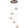 Italux Tenele PND-24028-5A-COPP Suspension lumineuse 5x35W/LED 3000K 1514lm IP20