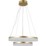 Italux Pantal PND-34533-2L-GD Hanglamp 2x36W/LED 3000K/4000K/6000K 3600lm IP20