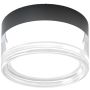 Italux Enios PLF-63829-BK Plafondlamp 1x9W/LED IP65