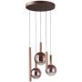 Italux Camino PND-24038-5A-COPP Suspension lumineuse 5x30W/LED 3000K 2136lm IP20