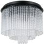 Italux Naute PLF-40931-7A-BK Plafondlamp 7x40W/E14 IP20
