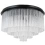 Italux Naute PLF-40931-9A-BK Plafondlamp 9x40W/E14 IP20