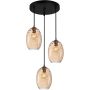 Italux Novala PND-3031-3A-BRO-AMB Suspension lumineuse 3x40W/E27 IP20