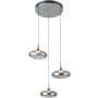 Italux Tenele PND-24028-3A-SILV Hanglamp 3x21W/LED 3000K 1300lm IP20