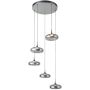 Italux Tenele PND-24028-5A-SILV Suspension lumineuse 5x35W/LED 3000K 1514lm IP20
