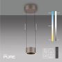 Paul Neuhaus PURE CLIPSE 2471-97 Suspension lumineuse 2x5W/LED 2200-5000k 250lm ip20