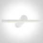 One Light Slim Mirror Lights 38108N/W/W Applique murale 1x8W/LED 3000K 700lm IP44