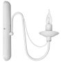 Aldex RÓŻA BIAŁA 397C Wandlamp 1x40W/E14