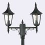 Norlys RIMINI 402B Straatlantaarn 2x9W/E27 IP54