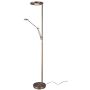 Trio BARRIE 424210304 Lampadaire 2x38w/led 2700+4000k 4000lm+600lm ip20