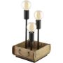 Eglo WOOTTON 43594 Tafellamp 3X40W/E27 IP20