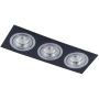 Italux Mooty BL MQ71805-3AB Inbouwspot 3x50W/GU5,3 IP20