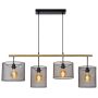 Lucide BASKETT 45459/04/30 Hanglamp 4x60w/e27 ip20