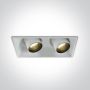 One Light The Recessed Cylinders 51211C/W/W Spot encastré 2x11W/LED 3000K 820lm IP20