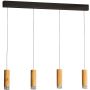 Fischer&Honsel SHINE-WOOD 61132 lampa wisząca 4x5,26w/led 2552lm 2700k ip20