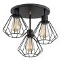 Alfa TUET 62351 Plafondlamp 3x60W/E27 IP20