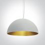 One Light Bowl Shade 63022B/W/BS Suspension lumineuse 1x20W/E27 IP20