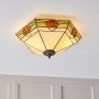 Endon NEVADA 64284 Plafonnier 2x60W/E27 IP20
