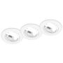 Trio JURA 650100331 Spot encastré 3x15w/gu10 ip20